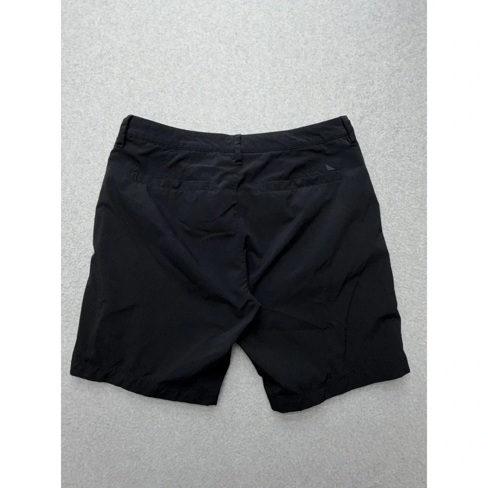 UNTUCKit Chancellor Shorts Mens 32 Black‎ Chino 9 Inseam Casual Summer